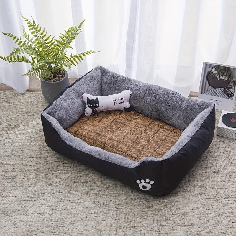 Plush Pet Cushion Cat Sofa Cushion Cat Bed