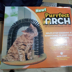 Cat Arch Groomer & Massager for Self-Pampering