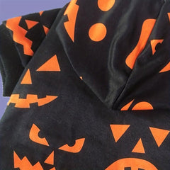 Halloween Pets Hooded Dog Sweatshirt Pumpkin Puppy Hoodies