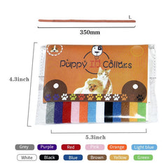 Colorful Adjustable ID Collars for Pets