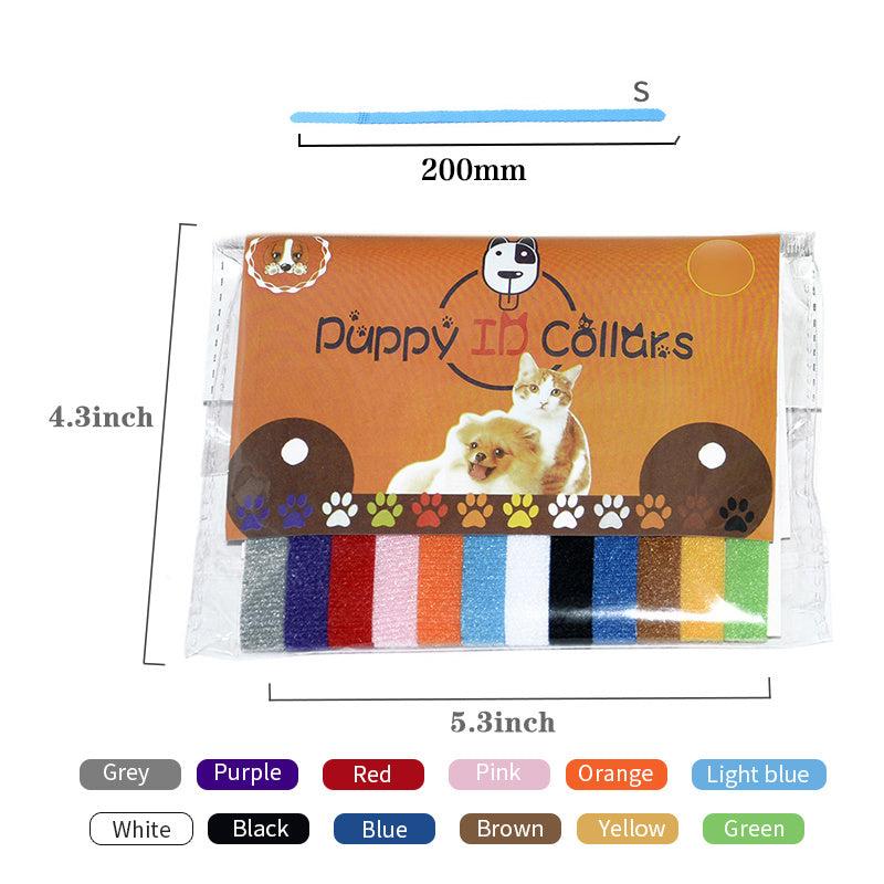Colorful Adjustable ID Collars for Pets