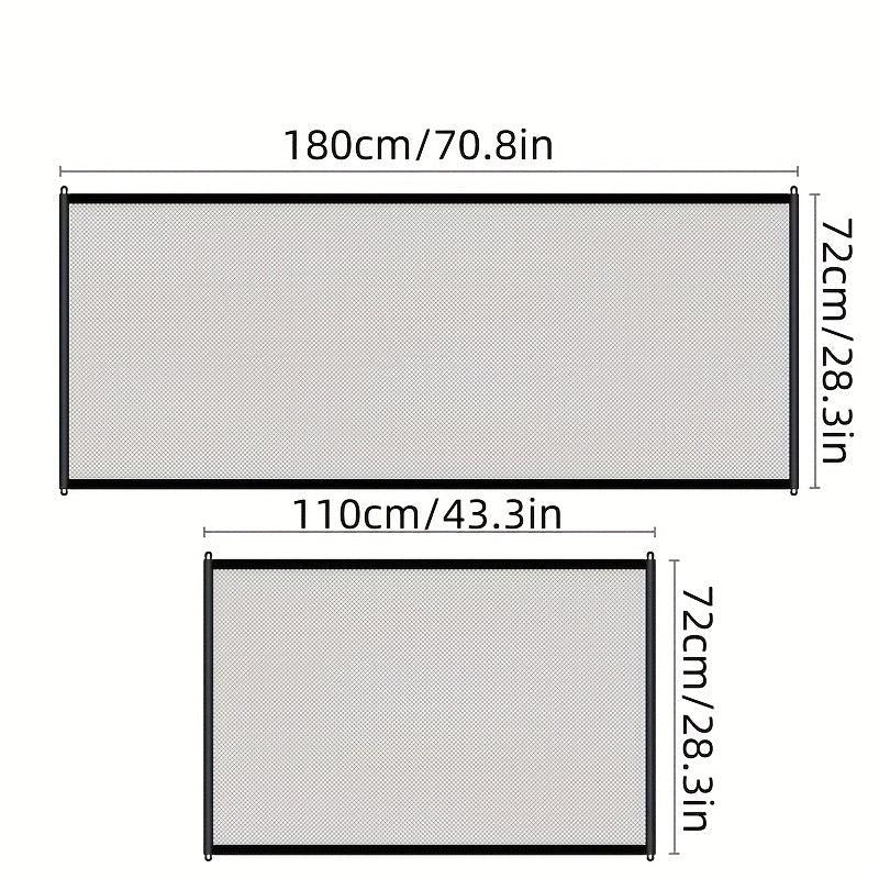 Pet Safe Mesh Fence Portable Safety Gate For Stairs Doorways