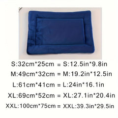 Brown Double Sided Pet Mat - Durable & Soft Cat Litter Mat