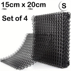 Cat Repellent Mat 4-Pack Durable Scat Mats for Dogs Keep Cats Out of Yard