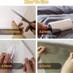 5pcs Cat Furniture Protector Tape Double Sided Scratch Deterrent for Couch Sofa