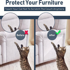 5pcs Cat Furniture Protector Tape Double Sided Scratch Deterrent for Couch Sofa