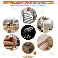 10pcs Cat Scratch Furniture Protector Clear Deterrent Tape