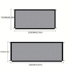 Pet Dog Gate Network Fence Stairs Folding Breathable Mesh Enclosure