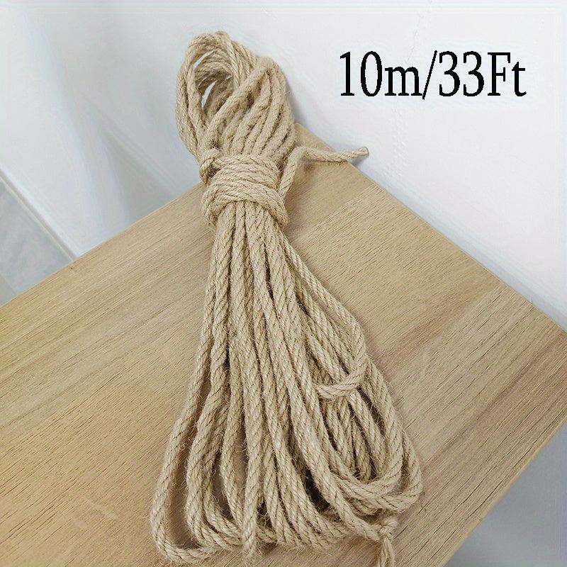 164ft Cat Scratching Rope 6mm Jute Natural Sisal Hemp for Indoor Cats
