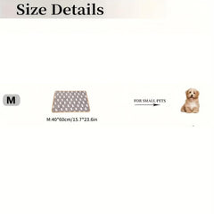 Coral Cartoon Bear Pet Blanket for Small Cats & Dogs