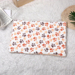 Cartoon Dog Paw Pattern Double Layer Pet Mat