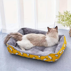 Cat Bed Square Pet Mat Winter Warm Cat Mat