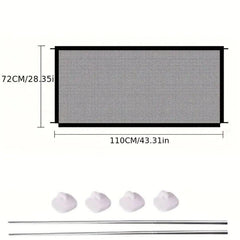 Mesh Pet Gate 71 Dog Gate For House No Drilling