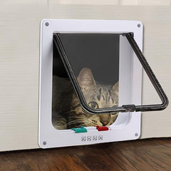 Pet Door Two way Entrance And Exit Hole Household Pet Small Door Acrylic Board