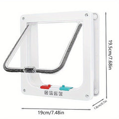 Pet Door Two way Entrance And Exit Hole Household Pet Small Door Acrylic Board
