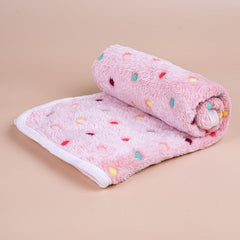 Soft Fleece Pet Blanket for Cats and Dogs - Cozy and Warm Blanket for Snuggling