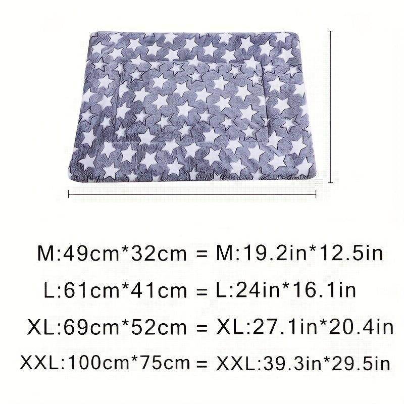Dog Paw Pattern Pet Nest Mat Four Seasons Universal Cat And Dog Floor Mat