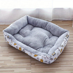 Rectangular Soft Cat Nest Thickened Warm Cat Sofa Bed Mat Cat Cushion Nest