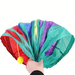Foldable Cat Tunnel With Ball Kitten Toy