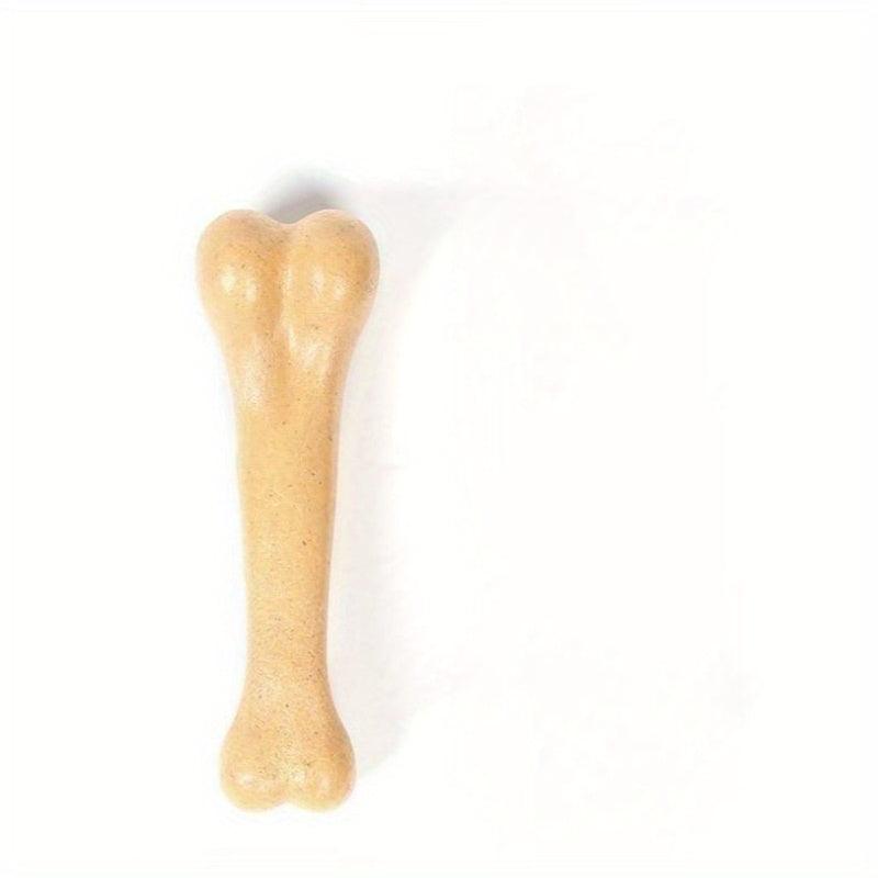 Dog Chew Toy Bone Shaped Interactive Play Beef Flavor Toy