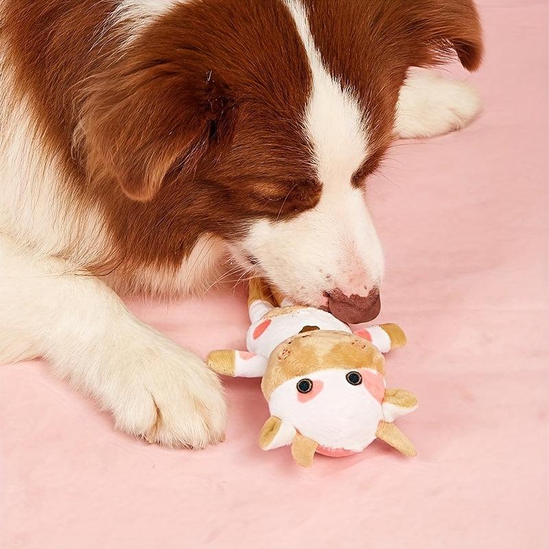 Cow Pet Chew Toy Stuffed Animal Plush Toy for Dogs