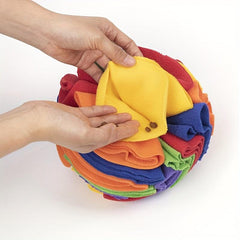 Pet Ball Toy Interactive Sniffing Food Leaking Chew Squeaky Toy
