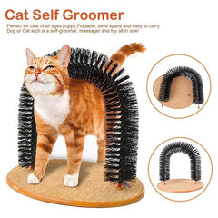 Cat Arch Self Groomer 4 in 1 Hair Brush & Massager Toy
