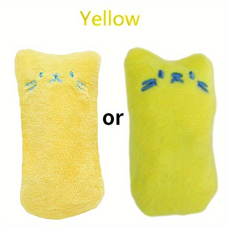 Fluffy Stuffed Kitten Teething Toy Plush Cat Chew Toy
