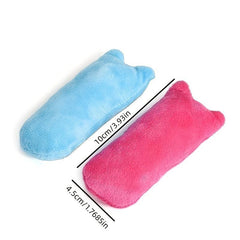 Fluffy Stuffed Kitten Teething Toy Plush Cat Chew Toy