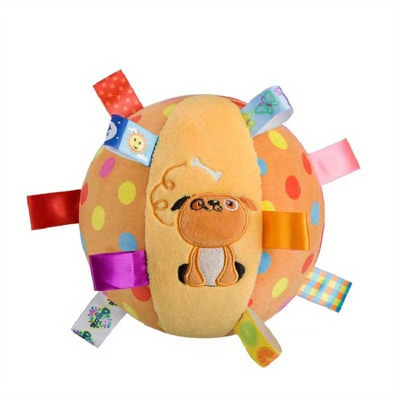 Plush Football Pet Toy w/ Straps Dog Chewing Ball Toy