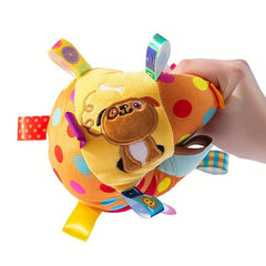 Plush Football Pet Toy w/ Straps Dog Chewing Ball Toy