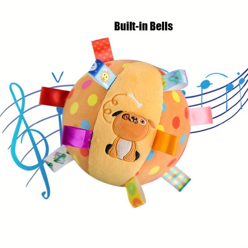 Plush Football Pet Toy w/ Straps Dog Chewing Ball Toy