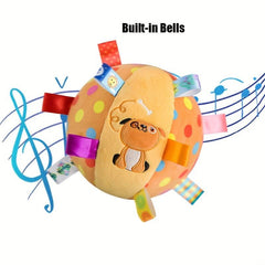 Plush Football Pet Toy w/ Straps Dog Chewing Ball Toy