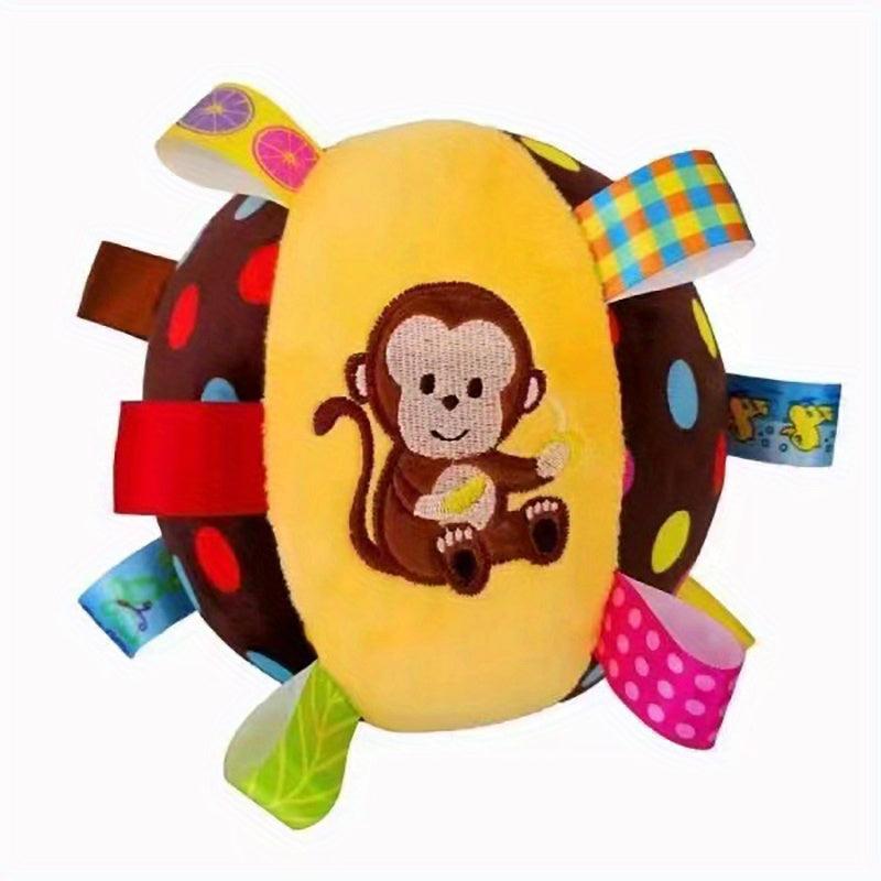 Plush Football Pet Toy w/ Straps Dog Chewing Ball Toy