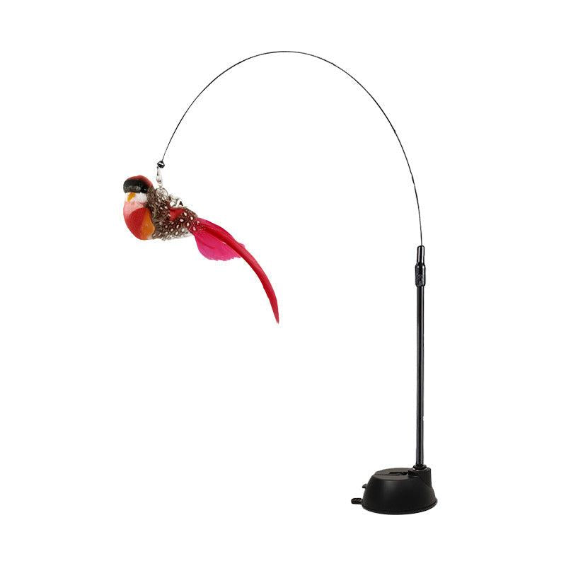 Interactive Cat Toy with Suction Cup and Bell