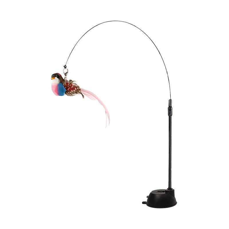 Interactive Cat Toy with Suction Cup and Bell