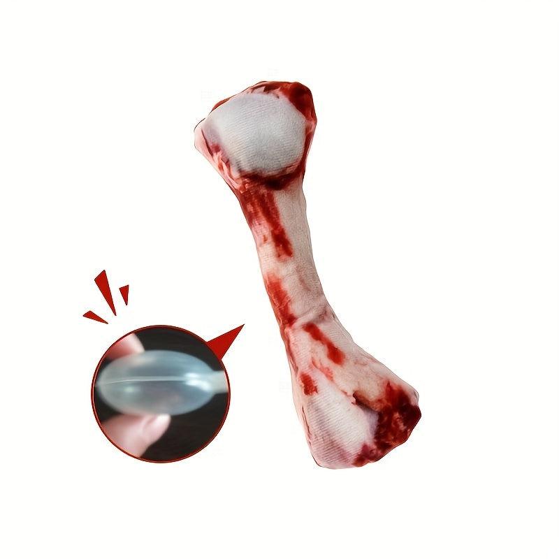 Durable Squeaky Plush Dog Toy for Teeth Grinding