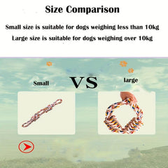 Interactive Pet Rope Chew Toy for Dogs
