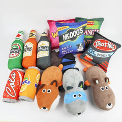 Durable Plush Dog Toy with Voice Chip for Boredom Relief