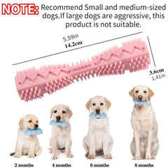 Durable Dog Toothbrush Toy for Interactive Cleaning & Chewing