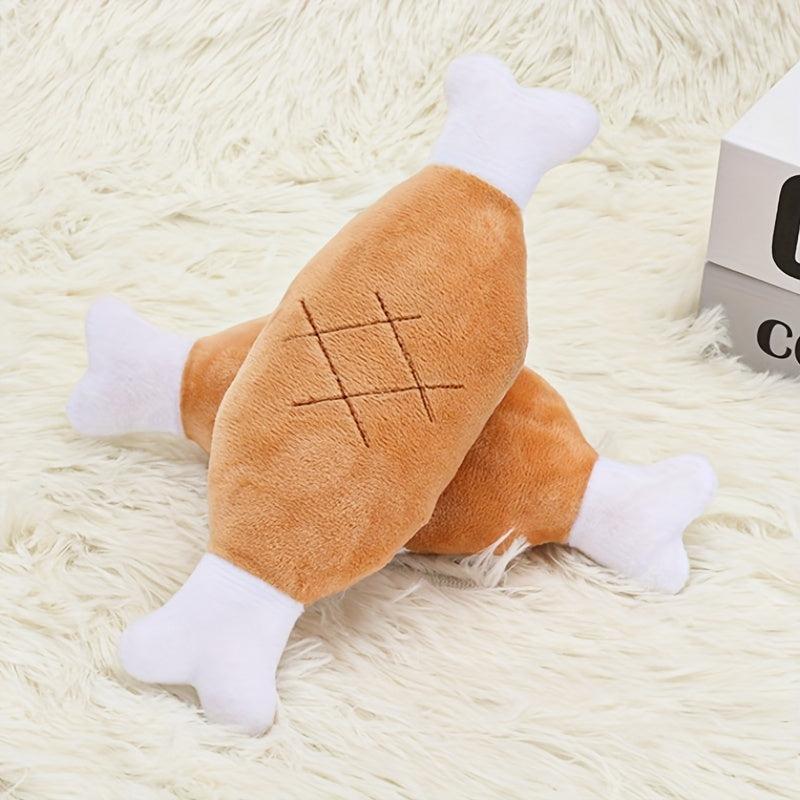 Chicken Leg Pet Squeaky Plush Toy for Dog Chew Toy