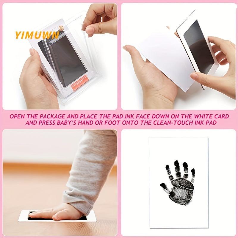 Touchless Ink Pad for Footprints, Handprints & Pet Prints