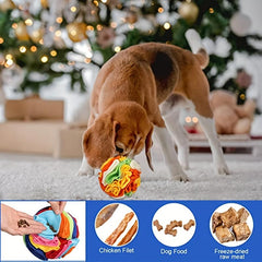 Interactive Sniffing Ball Toy for Dogs | Food Leaking Chew Squeaky Toy
