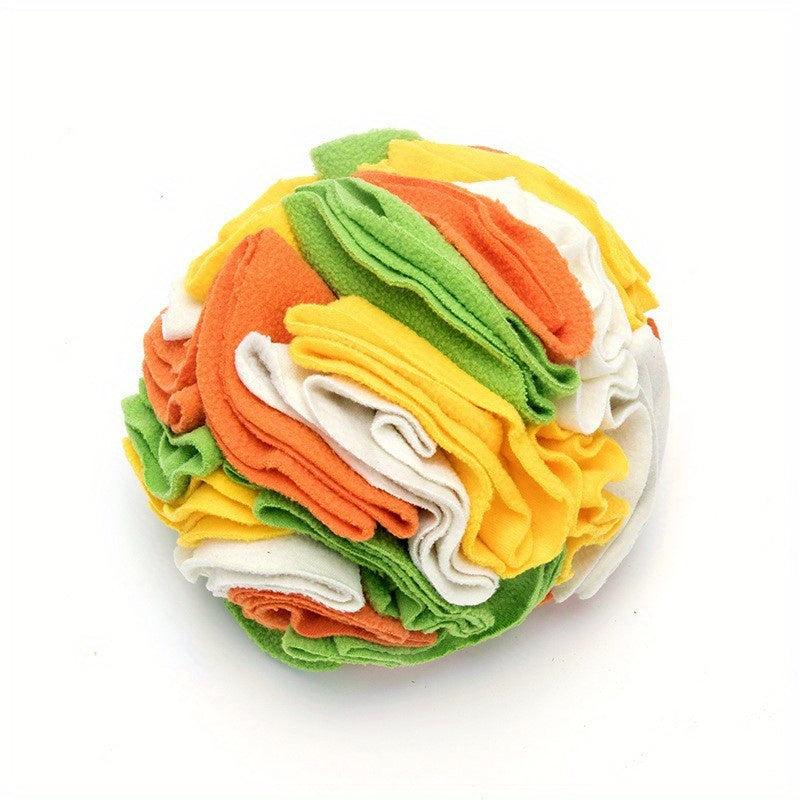 Interactive Sniffing Ball Toy for Dogs | Food Leaking Chew Squeaky Toy
