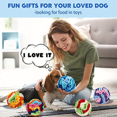 Interactive Sniffing Ball Toy for Dogs | Food Leaking Chew Squeaky Toy