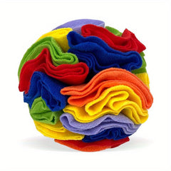 Interactive Sniffing Ball Toy for Dogs | Food Leaking Chew Squeaky Toy