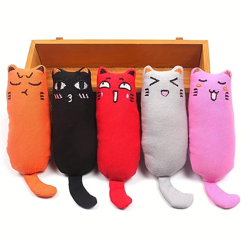 Cat Mint Toy Cotton Fabric Bite Resistant Teeth Grinding Toy