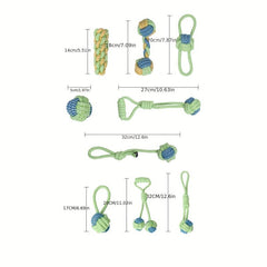 Teeth Cleaning Rope Knot Pet Toy Dog Chew Durable Toy For Cat And Dog