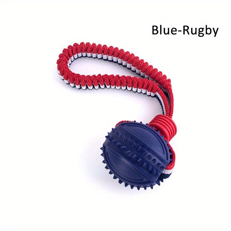 Durable Dog Chew Toys Knot Cotton Rope with TPR Balls