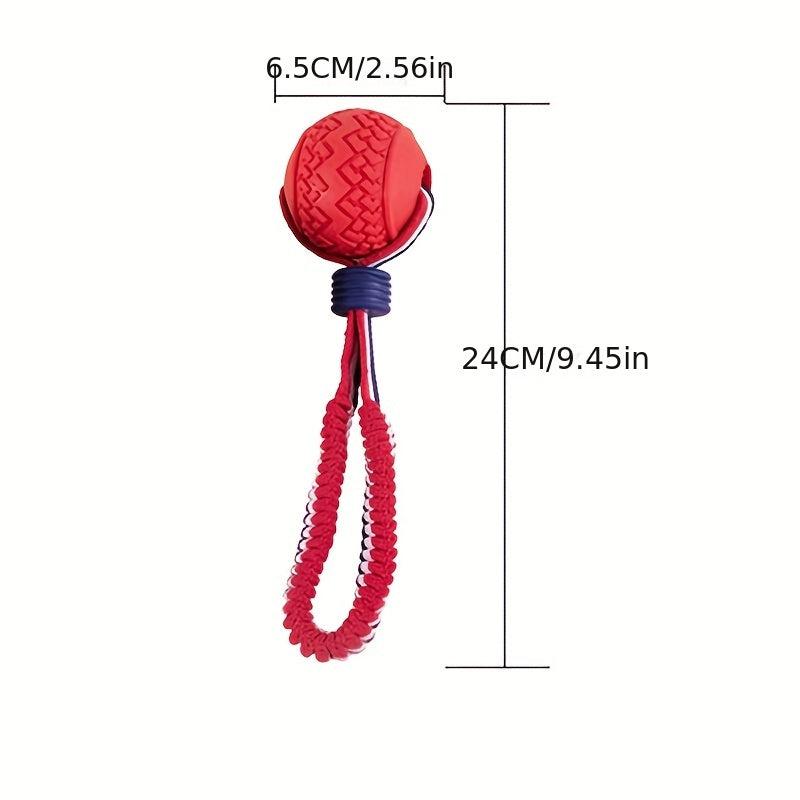 Durable Dog Chew Toys Knot Cotton Rope with TPR Balls